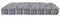 vidaXL - Palletkussen - Grijs - 120x80x12 - cm - Stof