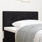 vidaXL - Hoofdbord - Met - Knopen - Gequiltd - Zwart - 100 - cm - Fluweel