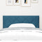 vidaXL - Hoofdbord - met - Diamanten - Blokken - in - het - Donkerblauw - - - 100 - cm - Fluweel