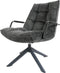 Fauteuil Dorus Arm Adore Velvet - Dark Grey 10