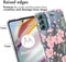 iMoshion Hoesje Geschikt voor Motorola Moto G60 Hoesje Siliconen - iMoshion Design hoesje - Roze / Cherry Blossom