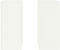 vidaXL - Set - van - 2 - witte - plantenstandaards - voor - buiten, - 24x24x55 - cm, - Staal