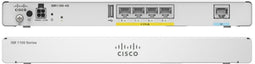 Cisco ISR1100-4G - Router - 4x RJ-45 WAN/LAN - 4x Ethernet 1Gbps - Max. snelheid WAN 4Mbps