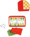 Dal Negro Reisspellen Set 28 X 24 Cm 5-delig Oranje/groen