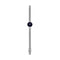 Skagen ANITA MICRO - Dames Horloge 22 mm - Zilverkleurig met zandsteenblauwe wijzerplaat