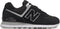 New Balance WL574 B - Dames Sneakers - Suède en mesh - Zwart/Zilver (2020)