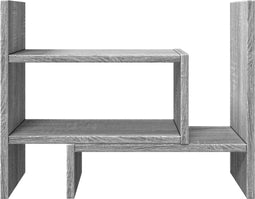 Bureau organiser 38,5x17x39 cm bewerkt hout grijs sonoma eiken