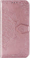 Hoesje Met Pasjeshouder Geschikt voor Motorola Moto E6s - Mandala Bookcase - Roze