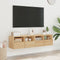 vidaXL - Tv-meubels - 2 - st - 60x30x30 - cm - bewerkt - hout - sonoma - eikenkleurig