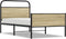 vidaXL - Bedframe - zonder - matras - bewerkt - hout - sonoma - eikenkleur - 90x190 - cm