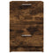 vidaXL - Wastafelkast - 40x37x59 - cm - bewerkt - hout - gerookt - eikenkleurig
