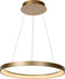 Lucide VIDAL - Hanglamp - Ø 58 cm - LED Dimbaar 1x48W 2700K - Mat Goud / Messing