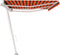 vidaXL - Luifel - vrijstaand - handmatig - uittrekbaar - 600x350 - cm - oranje - bruin