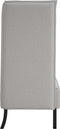 vidaXL - Hoge - Rug - Sofa - Cloud - Grijs - 109x56x121 - cm