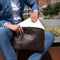 Chesterfield Glenn Leren Laptopsleeve - 15,4 inch - Bruin