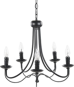 DABUS - Kroonluchter - Zwart - Metaal