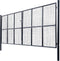 vidaXL - Gaaspoort - 400x200 - cm - gegalvaniseerd - staal - grijs