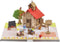 JEUJURA Dorpsschool - Bouwset - 125 onderdelen van hout - Afmetingen doos 32 x 27 x 11 cm