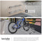 tectake® Fietsenrek voor 3 Fietsen - Stalen Fietsenstandaard - Bevestigbaar aan Vloer en Muur - Geschikt voor Bandbreedte 35-60mm
