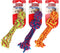 Kong Wubba Weaves - Touwspeelgoed - Piepende geluid - Multicolor
