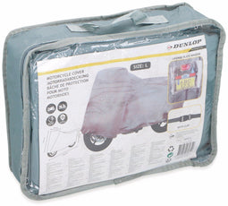 Dunlop Motorhoes - Maat L - 228 x 99 x 124 cm - Weerbestendig - PVC - Grijs