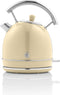 Swan Retro Waterkoker - 1.8 Liter - 3000 Watt - Crème