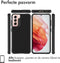 iMoshion Hoesje Geschikt voor Samsung Galaxy S21 Hoesje Shockproof - iMoshion Rugged Hybrid Carbon Case - Zwart