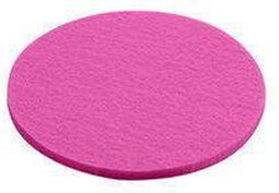 Daff Onderzetter - Vilt - Rond - 10 cm - Pink - Roze