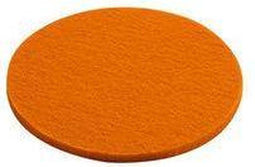 Daff Onderzetter - Vilt - Rond - 10 cm - Sunset - Oranje