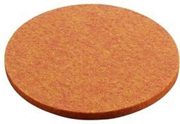Daff Onderzetter - Vilt - Rond - 10 cm - Tangerine - Oranje
