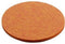 Daff Onderzetter - Vilt - Rond - 10 cm - Tangerine - Oranje