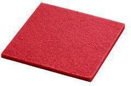 Daff Onderzetter - Vilt - Vierkant - 10 x 10 cm - Watermelon - Rood