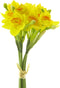 Daffodil bundle x5 yellow/orange 32 cm kunstbloem