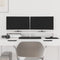 vidaXL - Monitorstandaard - 50x27x10 - cm - massief - grenenhout - grijs