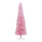 Coast Roze Kunstkerstboom - 180 cm - Slanke Potloodvorm - Besneeuwde Takken - Metalen Standaard