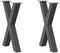 vidaXL - Eettafelpoten - 2 - st - X-vormig - 60x(72-73) - cm - staal - antraciet