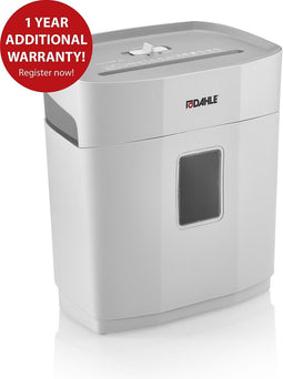 Dahle® PaperSAFE 100 - Papierversnipperaar - 5x18 mm snipper - 12L opvangbak - Bladen max per 5 - P4 - Nietjes bankkaarten paperclips