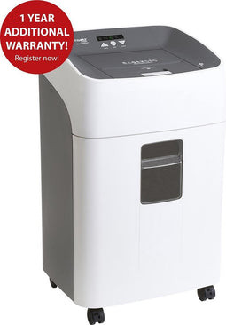 Dahle - ShredMATIC® 300 - Papierversnipperaar - Autofeed 300 vel - 4x15 mm snipper - P4 - 40 L opvangbak - Paperclips - Continu 480 min - Geluidsarm 60 db