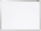 Dahle Whiteboard Basic Board 96152 (b x h) 1200 mm x 900 mm Wit Horizontaal- of verticaalformaat, Incl. opbergbakje