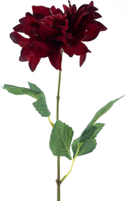 Dahlia spray Farmer red 64 cm kunstbloem