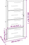 vidaXL - Tuinpoort - 100x200 - cm - roestvrij - staal