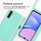 iMoshion Hoesje Geschikt voor Samsung Galaxy A15 (5G) / A15 (4G) Hoesje Met Koord - iMoshion Siliconen hoesje met koord - Mintgroen