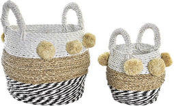 Basket spelset DKD Home Decor Koloniaal (34 x 33 x 26 cm)