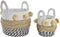 Basket spelset DKD Home Decor Koloniaal (34 x 33 x 26 cm)