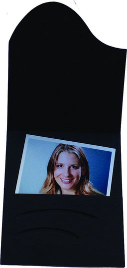 Daiber 16020, Envelopmap Ethyleen, Karton, Zwart, Portret, 1 vakken, 100 stuk(s)