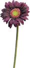 Daisy gerbera aubergine 48 cm kunstbloem