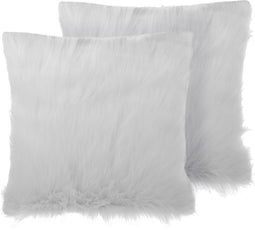 DAISY - Sierkussen set van 2 - Beige - 45 x 45 cm - Polyester