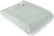 Plaid zonder franje Lauriergroen met Grijs Visgraat - 140x200 - Nieuw Wol - Tweedmill UK