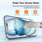 Displaybeschermfolie van gehard glas voor iPhone 15, hardheid 9H, met installatieframe, compatibel m