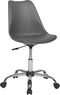 DAKOTA - Bureaustoel - Grijs - Polypropyleen